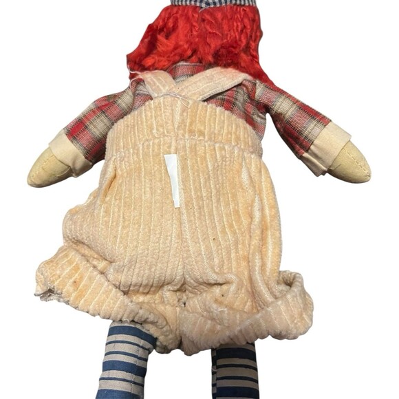VTG 80s Creative Designs Raggedy Andy Weighted Rag Doll Fall Shelf Decor Gift - Picture 4 of 14